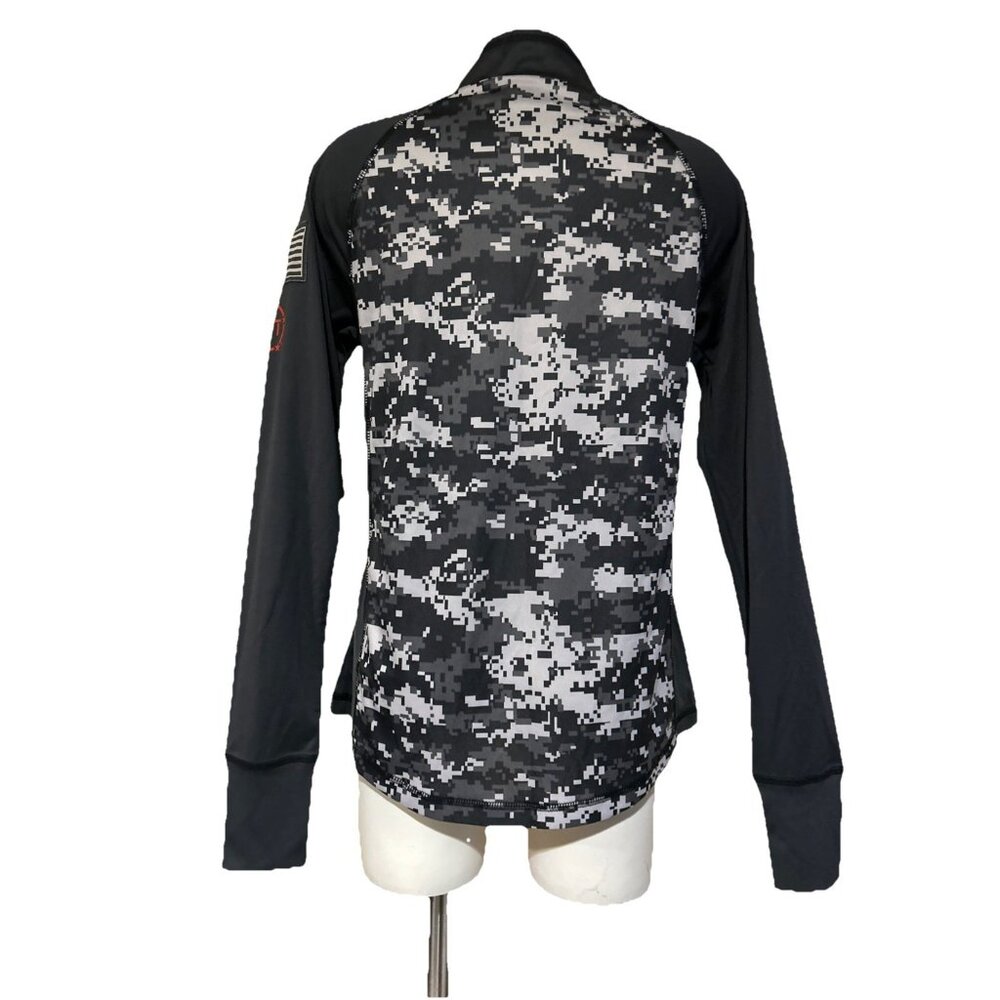 New Clemson Tigers Pullover Womens M Digital Camo  Stretch 1/4 Zip OHT Colosseum - Picture 7 of 9
